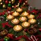 4 ct Candle Holder Tealight Candle Holder Stand Ghungroo Diwali Diya Holders for Indian Festival Decorations Lighting Accessories Navratri Wedding Pooja Home New Year Boho Decor